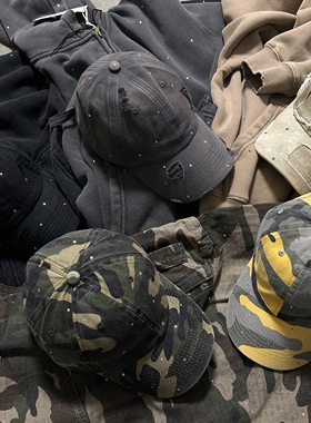 LIFEGOESON 25AW Studded Cap 烫钻棒球帽 施华洛水钻