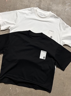 LIFEGOESON 26S/S Classic Solid Boxyfit Tee纯色基础短宽短袖T