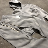 套装 LIFEGOESON Fleece 喷马骝加绒破洞卫衣卫裤 25AW Pastel