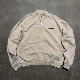 LIFEGOESON SweaterJacket拉链蜡染立领卫衣夹克沙色 25AW Zip