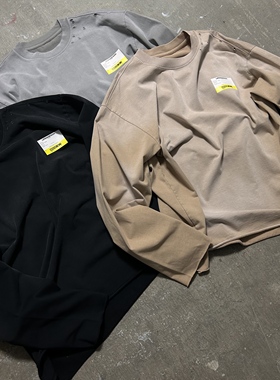 LIFEGOESON26ss Destroyed T-shirt 褪色做旧破洞散边长袖体恤Tee