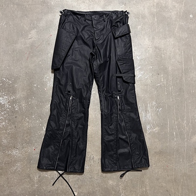 刷蜡口袋多形态炮弹裤伞兵裤