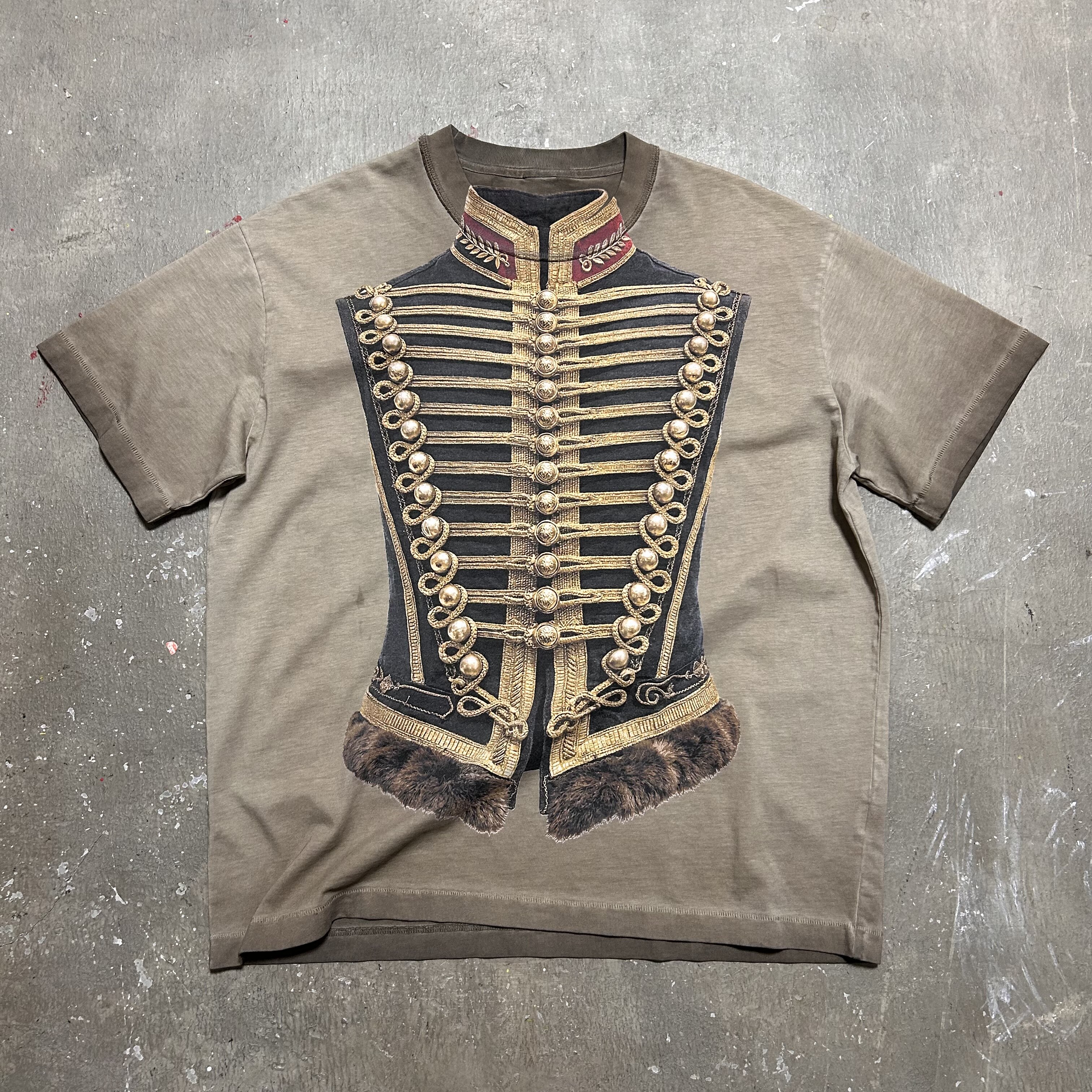 LIFEGOESON 26$$ Dress uniform 礼服数码印花洗水短袖T恤