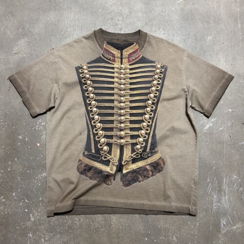 LIFEGOESON 26$$ Dress uniform 礼服数码印花洗水短袖T恤 - 封面