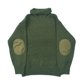 海马毛 潮1294 秋冬日常休闲保暖套头衫 美式 复古加厚针织高领毛衣