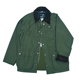 回归牛物 外套 咔叽Vintage夹层格长袖 英伦复古绿非油腊猎装 夹克