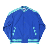 长袖 撞色拼 外套3121 秋冬休闲宽松版 个性 小众复古棒球领开衫 夹克