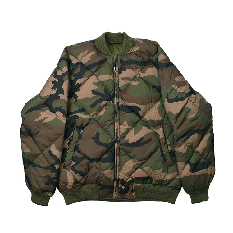 军事MA-1棒球领羽绒服