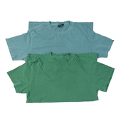 打底套头T289 复古做是水洗圆领T恤两色休闲宽松短袖 舒适好穿 美式