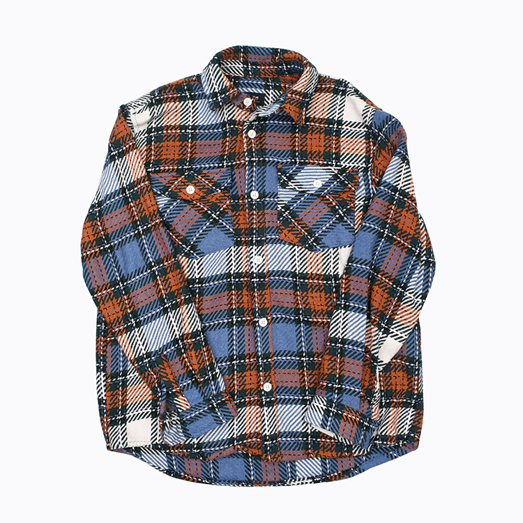 小众复古做旧水洗磨毛织衬衫