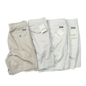 短裤 复古做旧水洗西装 双褶经典 版 0502 巴适哦 型男女阔腿中裤 日式