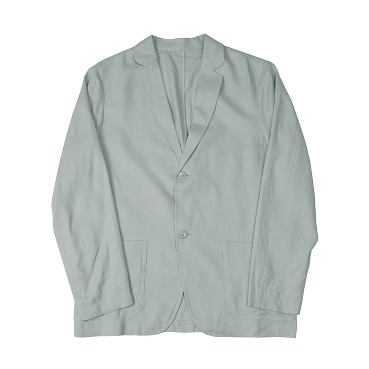棉麻好料 小众复古做旧水洗开衫西服 多色日常休闲长袖外套潮2331