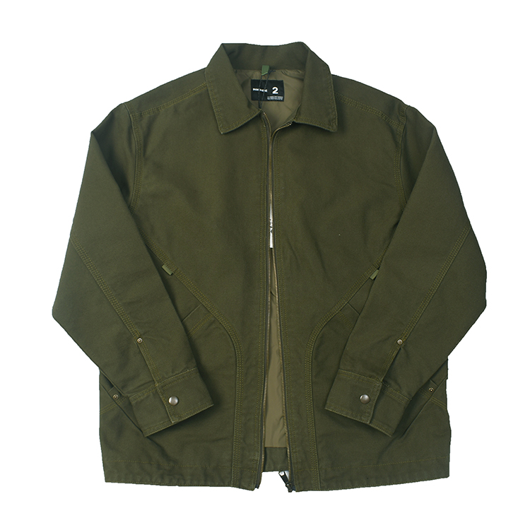 美式复古做旧水洗工装夹克