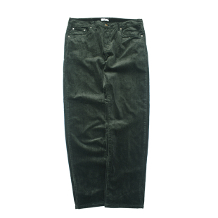 秋冬宽松基础直筒裤 复古做旧水洗灯芯绒休闲裤 111 美式 多色条绒