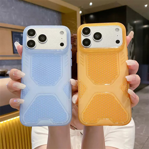夏日简约冰峰果冻散热17Promax苹果17适用iPhone17Pro手机壳16promax新款15Pro硅胶14防摔保护套131211男女款