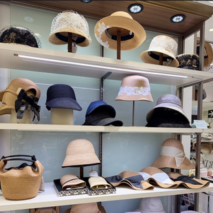 日单手工编织拉菲草帽防晒遮阳渔夫帽 春夏帽子合集 清仓特惠