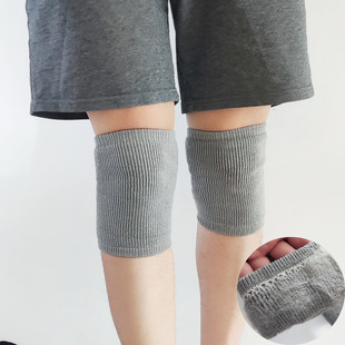 秋冬季 护肘纯色护膝 加厚加绒护膝老年人老寒腿保暖运动防护短款