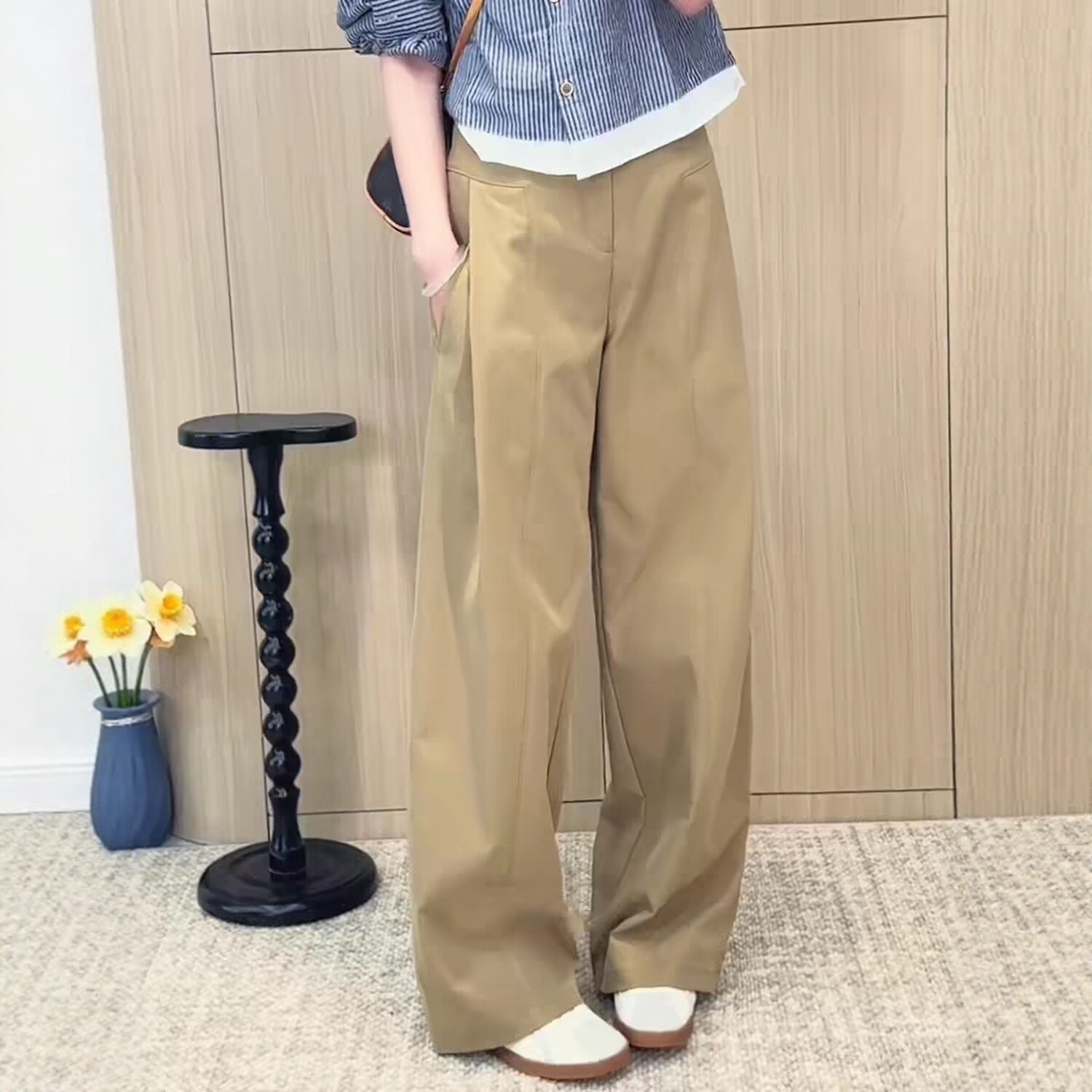 视频476非松紧立体裁剪萝卜香蕉弯刀裤裁剪缝纫做裤子图样纸样