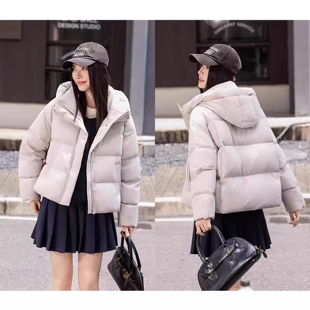 视频669立领帽子款短款羽绒服纸样女士青年简约羽绒外套裁剪图纸