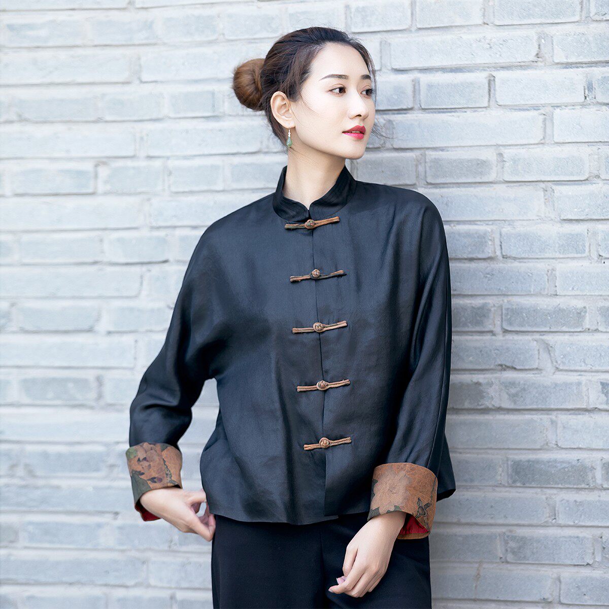 349旗袍棉麻古装唐装女汉服民国