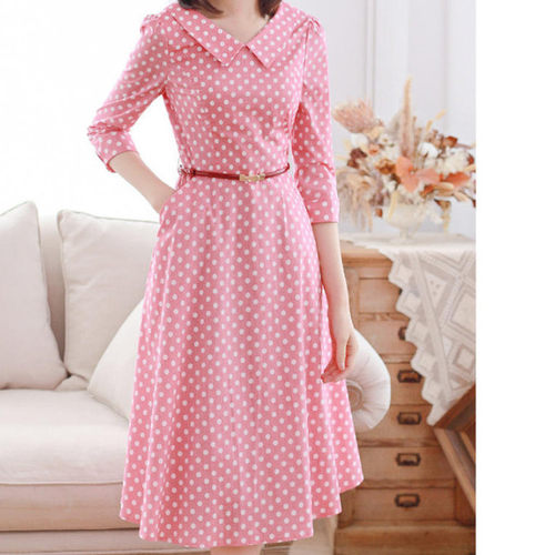 金苹果712春秋连衣裙样板纸样板