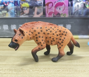 儿童实心仿真动物玩具模型 仿真动物园玩具 非洲鬣狗 斑鬣狗 土狼