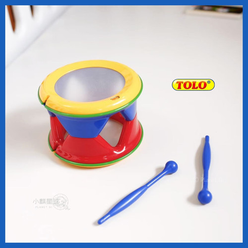 tolo双面鼓两面三用宝宝敲鼓手拍
