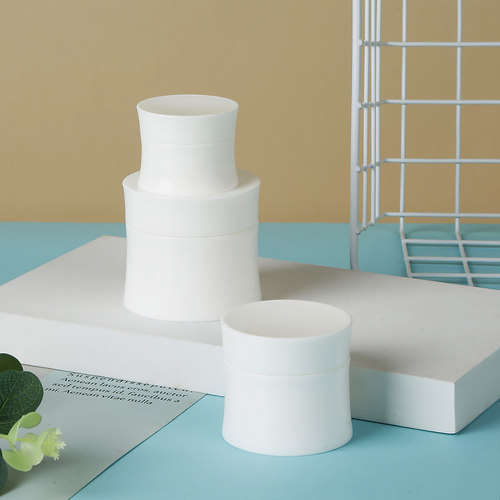 15g30g50g束腰膏霜瓶瓷白收腰面霜盒pp小蛮腰塑料瓶 化妆品分装瓶