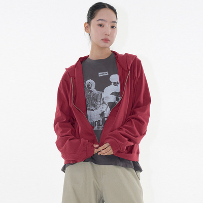 韩代Raucohouse百搭纯色连帽卫衣