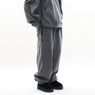 Raucohouse韩代抽绳宽松卫裤