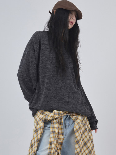 Raucohouse韩代百搭混色针织衫