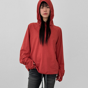 hand warmer silket 韩国代购 unisex hoody 套指连帽上衣 26A