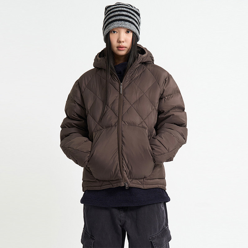 韩国代购Raucohouse连帽羽绒服