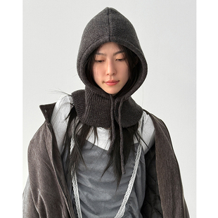 25F balaclava golgi 设计师针织巴拉克拉巴帽 button 韩国代购
