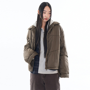 jacket 韩代Raucohouse padding block 百搭棉服外套宽松 Bello