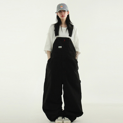 Localmansion韩代百搭背带裤