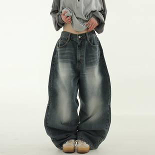denim 牛仔裤 pants balloon washed pocket back 25A 韩国代购