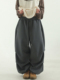 pin tuck banding 韩代23 jogger cotton unisex pants mild 卫裤