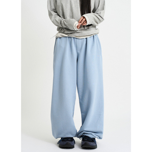 over belted jogger pants 韩代Raucohouse 松紧腰宽松卫裤 Lumi