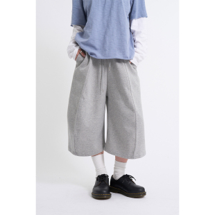Raucohouse韩代 Banana Curve Bermuda Pants 七分运动卫裤百搭
