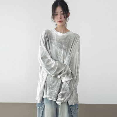 Localmansion韩代水洗长袖T恤