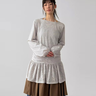 floral chiffon shirring ops印花迷你连衣裙 韩国代购 mini 26A