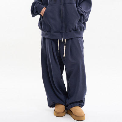 Raucohouse韩代宽松抽绳卫裤