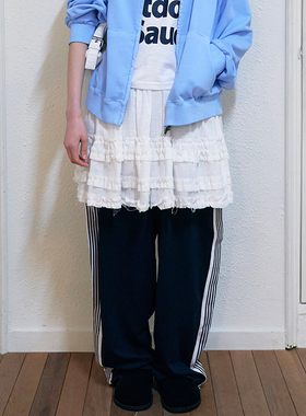 韩代Raucohouse Caeli frill cropped skirt 褶皱荷叶边半裙百搭