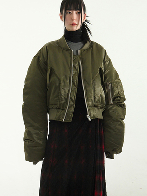 Localmansion韩代飞行夹克棉服