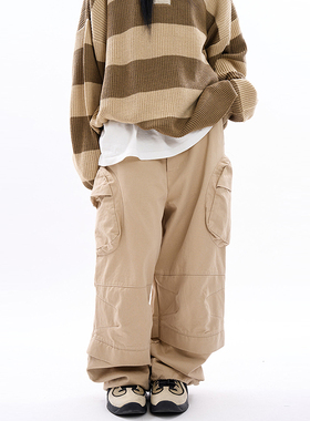 韩代Raucohouse Ultima round cargo over layered pants 休闲裤