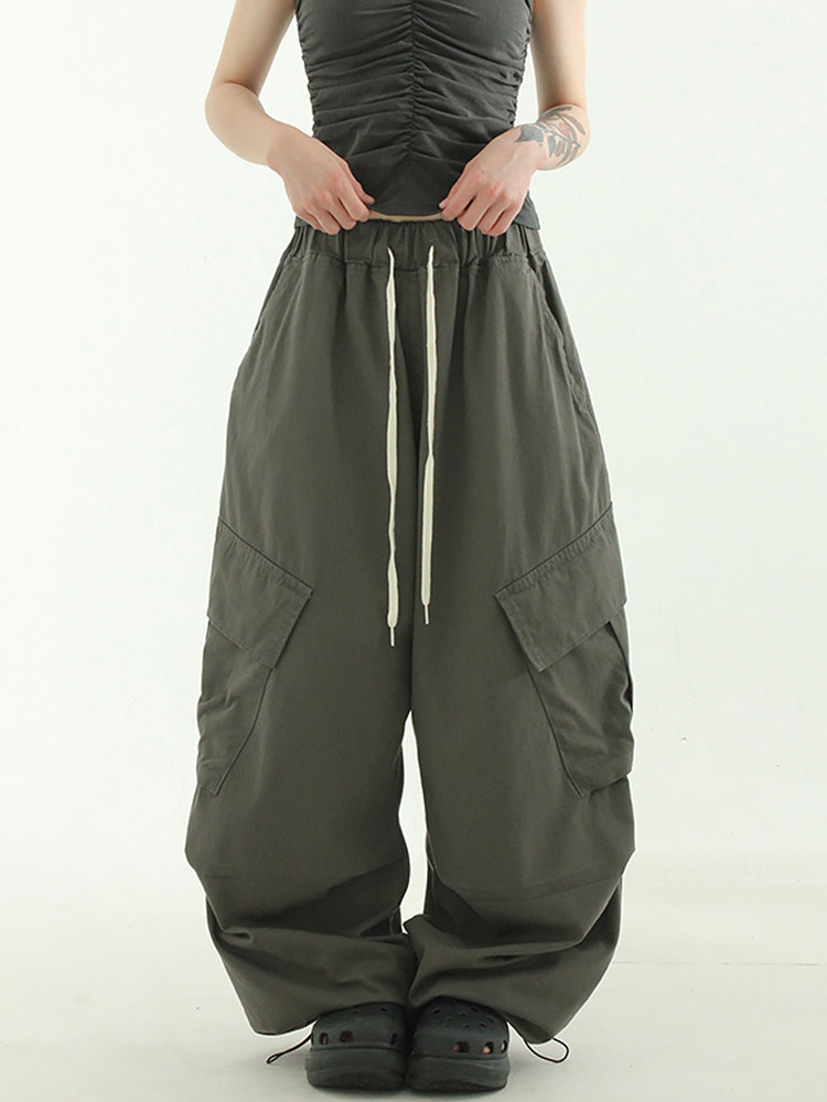 韩代23S/S oblique pocket balloon banding pants(unisex)工装裤