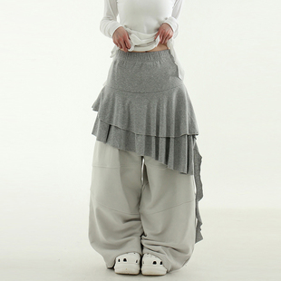 silket unbal skirt 25A 半身裙 midi banding 韩国代购 can