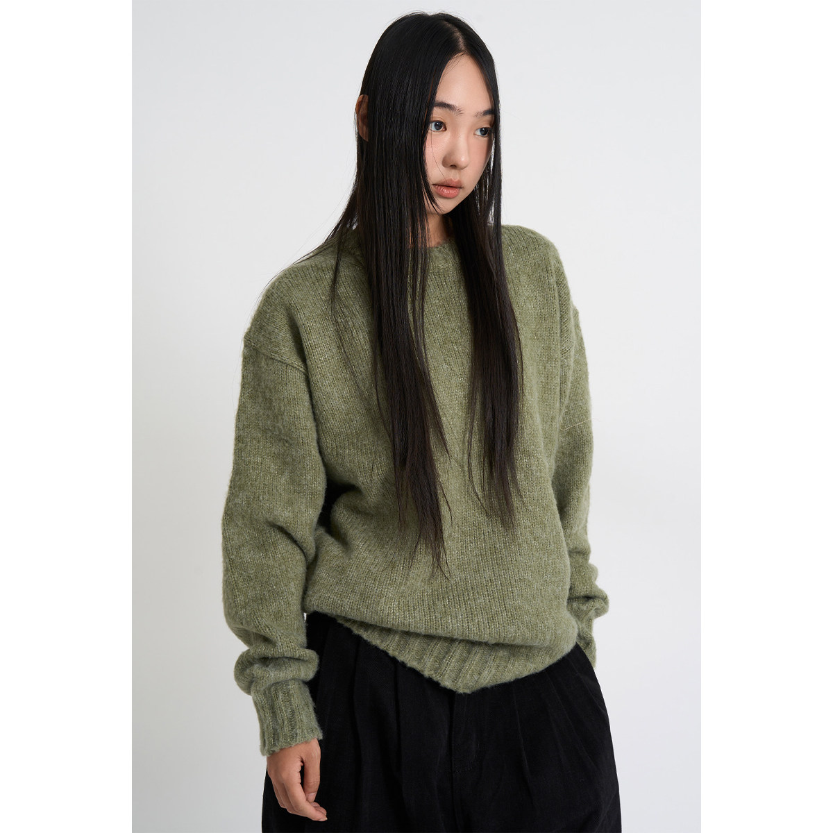 韩代Raucohouse复古针织衫毛衣