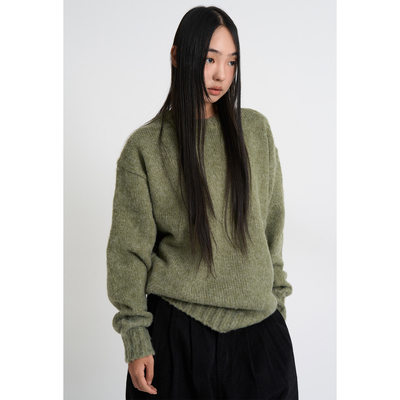 韩代Raucohouse复古针织衫毛衣